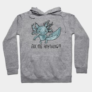 Axolotl Pun, Ax Me Anything Hoodie